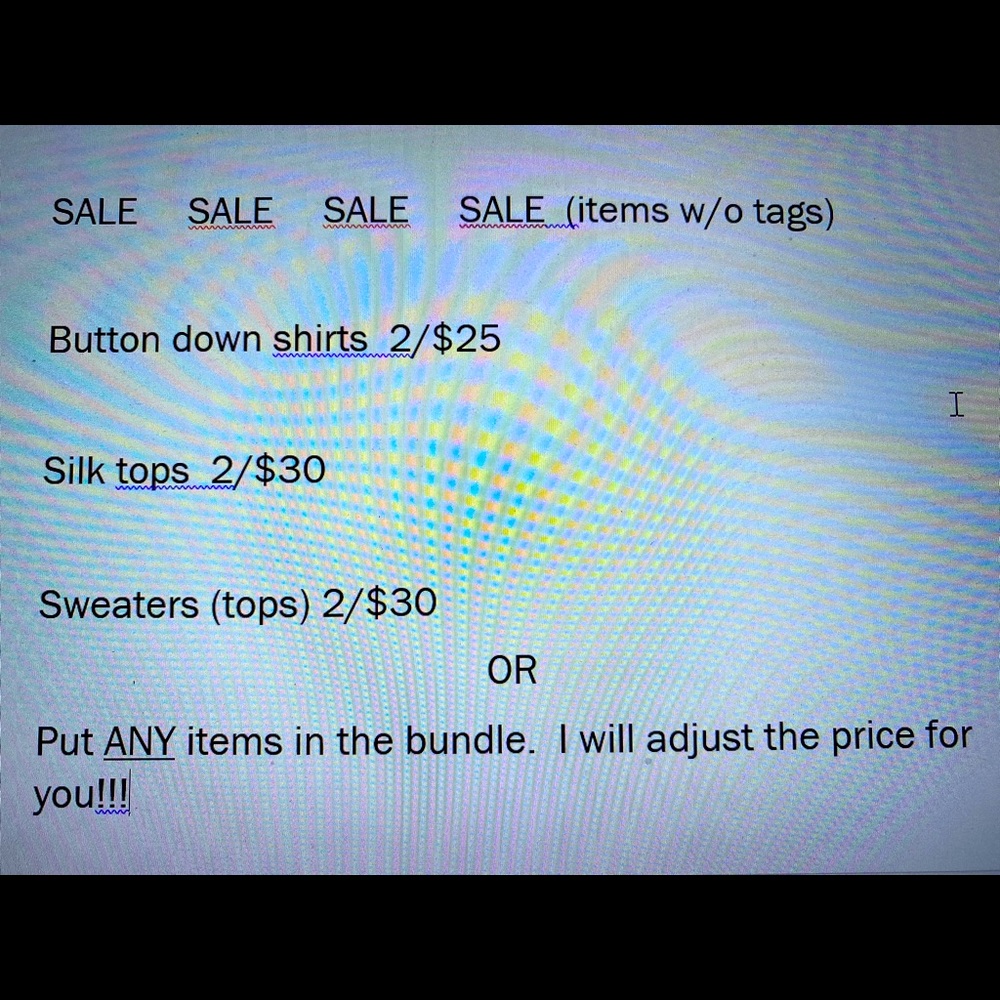 Sale